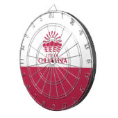 チュラビスタ州旗（カリフォルニア州） ダーツボード (正面右)