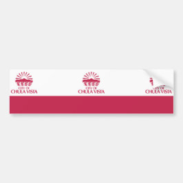 チュラビスタ州旗（カリフォルニア州） バンパーステッカー