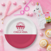 チュラビスタ州旗（カリフォルニア州） ペーパープレート (パーティー)