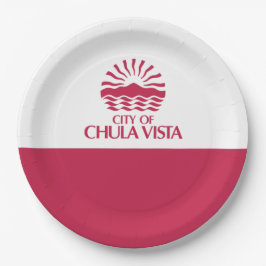 チュラビスタ州旗（カリフォルニア州） ペーパープレート