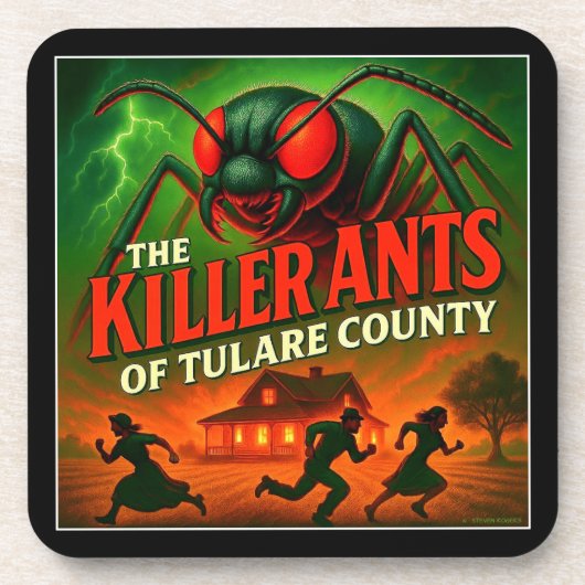 「チュラレ郡のキラーアリ」。6枚セット. コースター (正面)