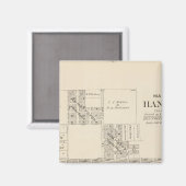 チュラーレ郡ハンフォード マグネット (正面/裏面)