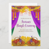 チュラ結婚招待状&バングル式招待状 招待状 (正面/裏面)