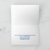 チュルエルクをフィーチャーしたクリスマスカード カード (内部)