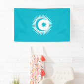 チュルク州議会旗旗幟 横断幕 (インサイチュ)