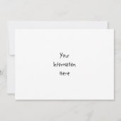 チュルフ 招待状 (裏面)