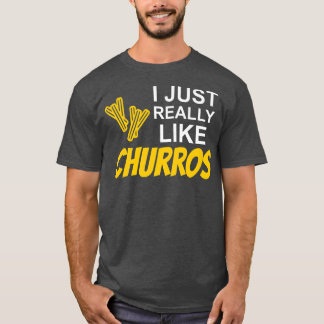 チュロススペインのメイカンのボリビアのペストリー食品愛好家 Tシャツ