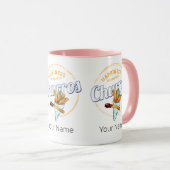 チュロスナックヴィンテージデザートレトロ通り食品 マグカップ (正面右)