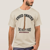 チュロス（チョコ）（ビンテージ風） Tシャツ (正面)