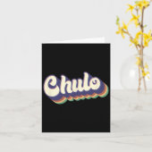 チュロラティーノメンズボーイズシンコデマヨレトロ スペインの カード (黄色い花)