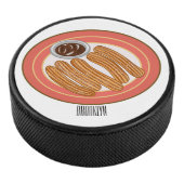 チュロ漫画イラストレーション アイスホッケーパック (3/4)