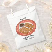 チュロ漫画イラストレーション フェイバーバッグ (クリップ留めされた状態)