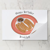 チュロ漫画イラストレーション ペーパーパッド (折り畳み)