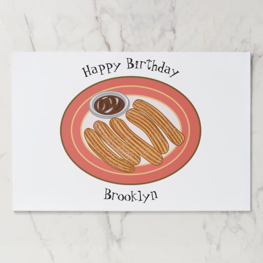 チュロ漫画イラストレーション ペーパーパッド (正面)