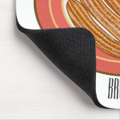 チュロ漫画イラストレーション マウスパッド (コーナー)