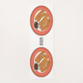 チュロ漫画イラストレーション ヨガマット (裏面)