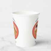 チュロ漫画イラストレーション 紙コップ (右)