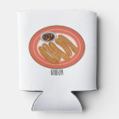 チュロ漫画イラストレーション 缶クーラー (裏面)