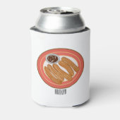 チュロ漫画イラストレーション 缶クーラー (缶裏面)