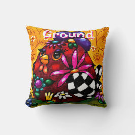 チュンお洒落クファンキーフローラチキンパーソナライズされた クッション