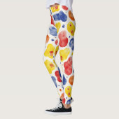 チュンキーよくはしゃぐの不規則な迷彩パターン レギンス (左)