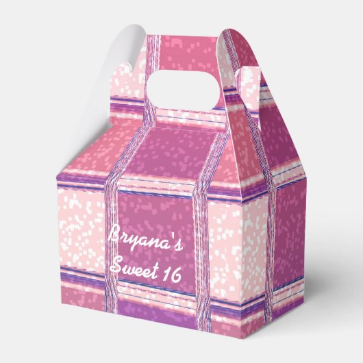 チュンキーシックグリッタースクエアグラモールパーティーフェイスボックス フェイバーボックス (正面サイド)