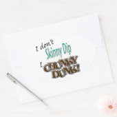 チュンキーダンク 楕円形シール (封筒)