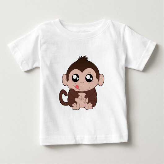 チュンキーモンキーベビー ベビーTシャツ (正面)
