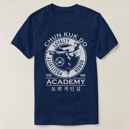 チュンクドフィクション武術芸術学院 Tシャツ (デザイン正面)