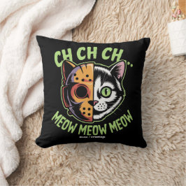 チュンチュンチューニャーニャーニャー 笑えるミーム ハロウィン 猫 クッション