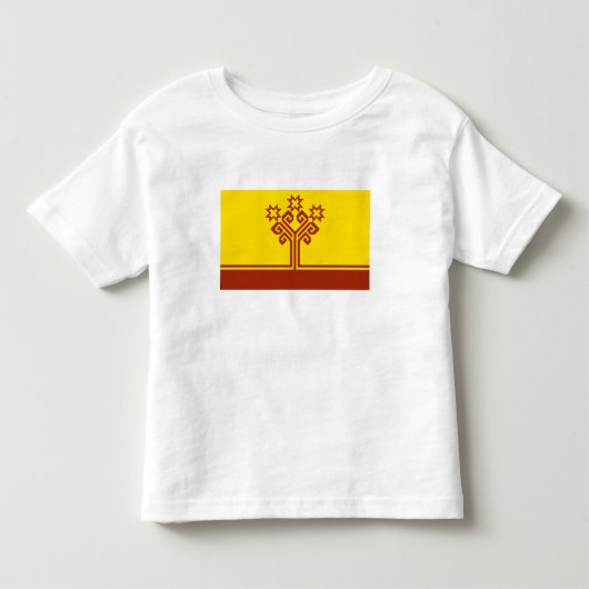 チュヴァシ共和国の旗 トドラーTシャツ (正面)
