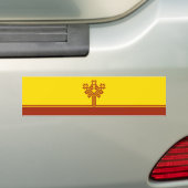 チュヴァシ共和国の旗 バンパーステッカー (車上)