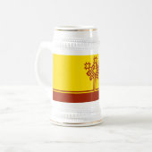 チュヴァシ共和国の旗 ビールジョッキ (正面左)