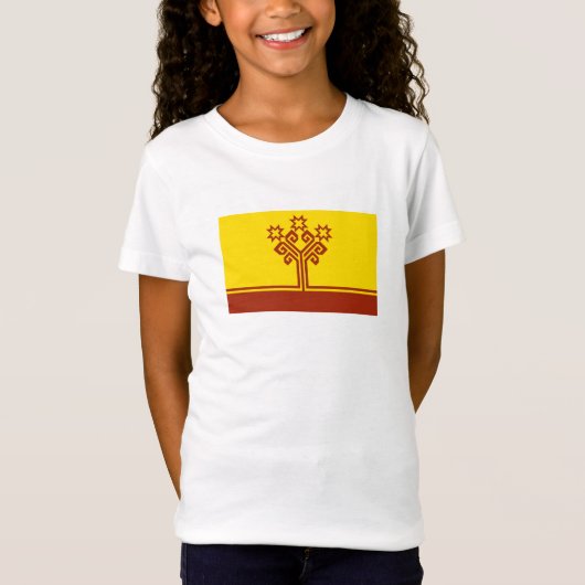 チュヴァシ共和国の旗 Tシャツ (正面)