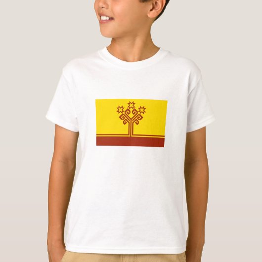 チュヴァシ共和国の旗 Tシャツ (正面)