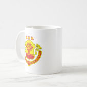 チュヴァシ共和国の紋章 コーヒーマグカップ (正面左)