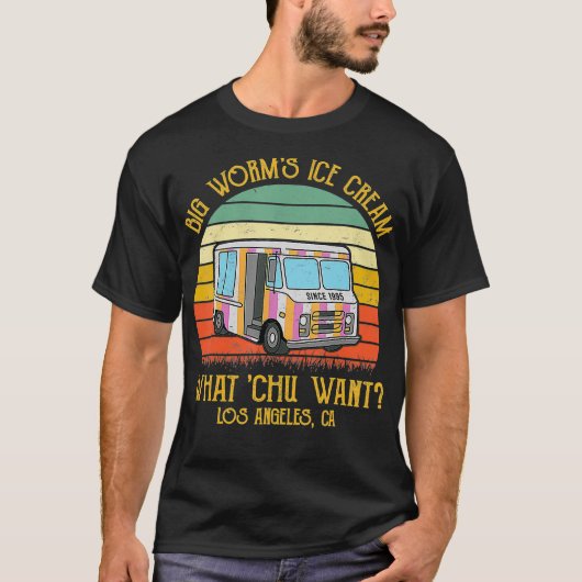 チューが欲しがるアイスクリーム Tシャツ (正面)