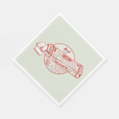 チューインガおもしろいムマグロの魚風味 スタンダードランチョンナプキン (角)