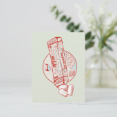 チューインガおもしろいムマグロの魚風味 ポストカード (スタンド正面)