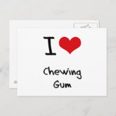 チューインガムが大好き ポストカード (正面/裏面)