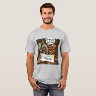 チューインガムの包み紙のジョーク Tシャツ