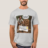 チューインガムの包み紙のジョーク Tシャツ (正面)