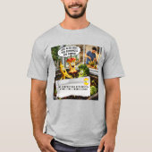 チューインガムの包み紙のジョーク Tシャツ (正面)