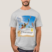 チューインガムの包み紙ジョーク Tシャツ (正面)