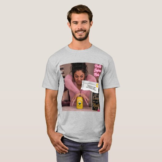 チューインガムの包み紙ジョーク Tシャツ (正面フル)