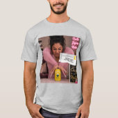 チューインガムの包み紙ジョーク Tシャツ (正面)