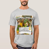 チューインガムの包み紙ジョーク Tシャツ (正面)