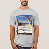 チューインガムの包み紙ジョーク Tシャツ (正面)