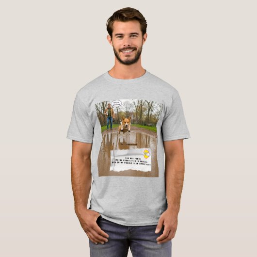 チューインガムの包み紙ジョーク Tシャツ (正面フル)