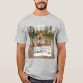 チューインガムの包み紙ジョーク Tシャツ (正面)